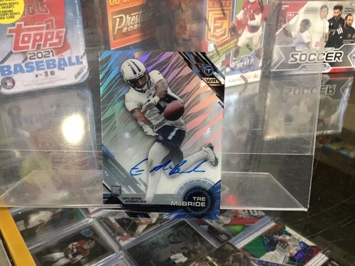 2015 TOPPS HIGH TEK #56 TRE MCBRIDE RC AUTO Titans Football π₯ - Picture 5 of 6