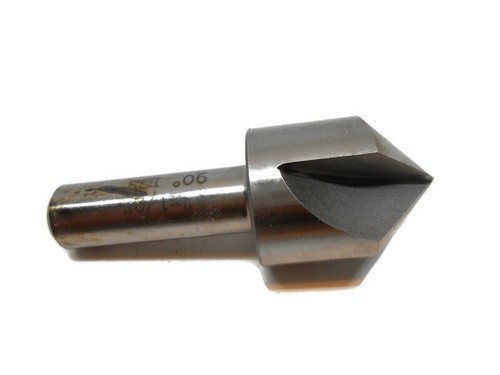 Alesatore centrale svasatore 1" 90 gradi acciaio alta velocità 3 flauti gambo 1/2" India - Foto 1 di 2
