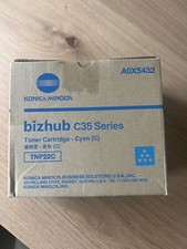 Konica Minolta Toner TNP-22, Cyan A0X5432 for Konica Minolta Bizhub C35 Series