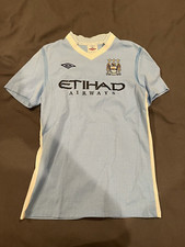 Umbro Manchester City Blue Youth Large Soccer Jersey