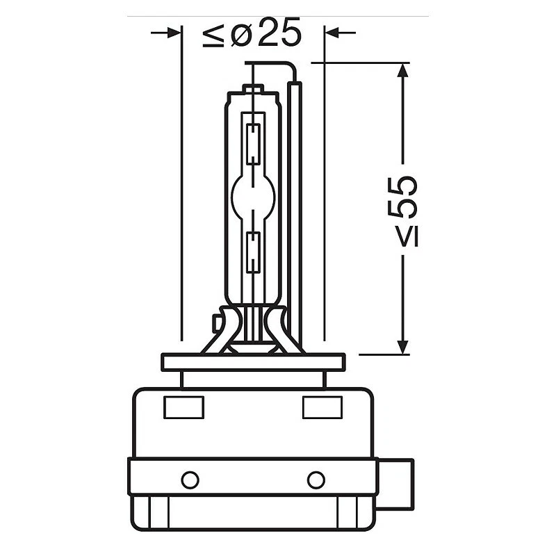 OSRAM XENON XENARC® D1S SCHEINWERFER CLASSIC LAMPE BRENNER 66140CLC - Bild 3 von 4