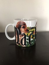 Americaware Dachshund Dog 2007 Large 18oz 3D Coffee Mug Cup - 3D Dogs 