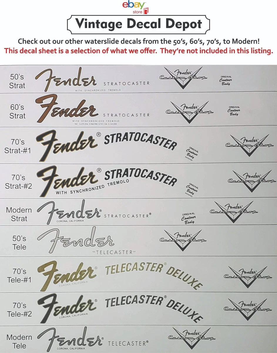 Fender telecaster cheap deluxe decal