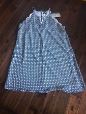 NWT Women Lily Rose Black Pattern Sleeveless Shift Dress Large