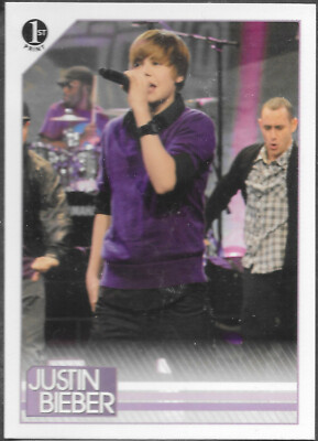 JUSTIN BIEBER 2010 Panini FIRST PRINT ROOKIE CARDS Complete Your Set Singles