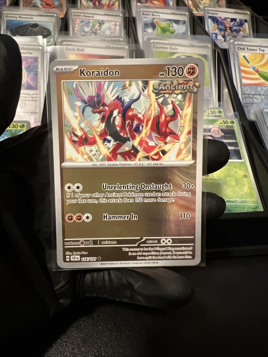 RYON × MIO / PARADOX Roaring Moon ex · Paradox Rift (PAR) #124 ‹ PkmnCards