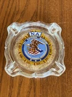 Vtg NA FBI Glass Ashtray Federal Bureau of Investigation National Academy 4.5”