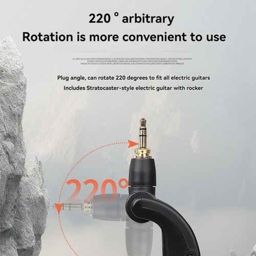 1x(2,4 GHz Récepteur émetteur guitare sans fil : Système guitare sans fil f8418 - Photo 10/10