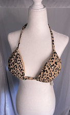 Hollister Swim Cheetah Print Bikini Top Medium