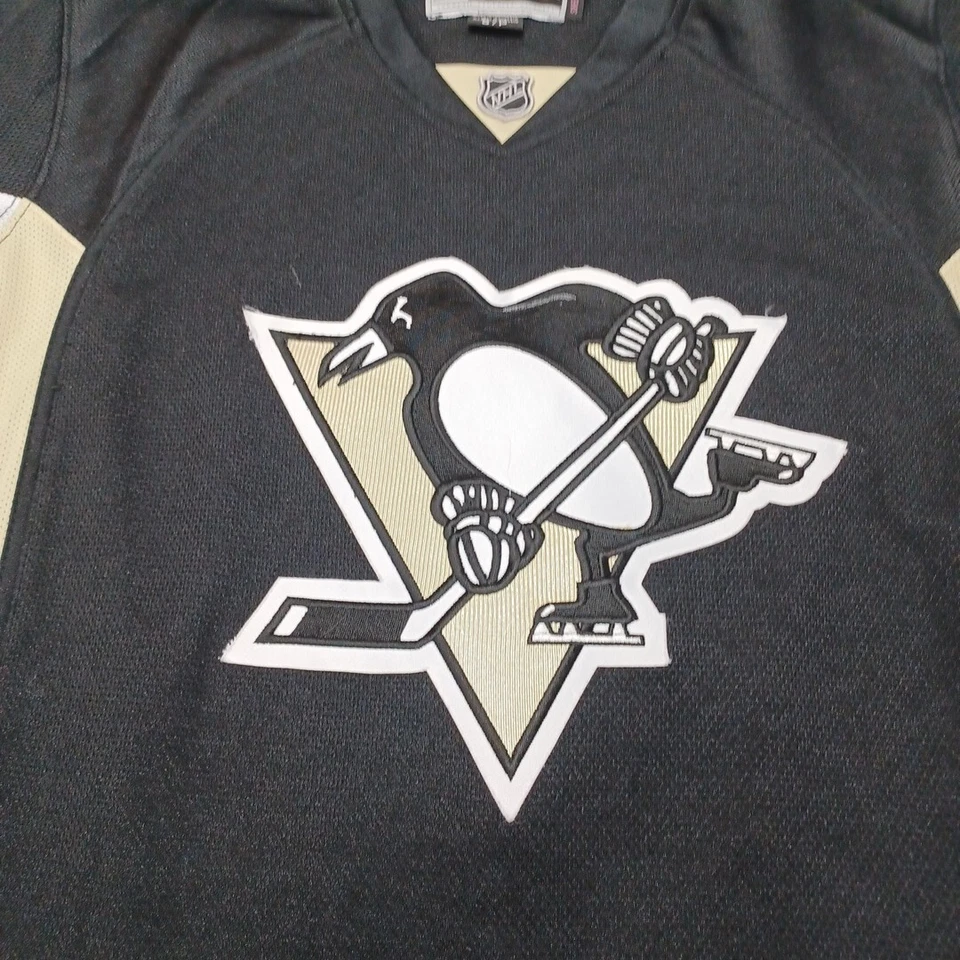 Camiseta deportiva Pittsburgh Penguins NHL Reebok Edge 2.0 para mujer pequeña señora Staal 11 negra Foto 4 de 4