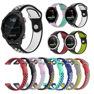 For Garmin Vivoactive 4S Venu 3S Dual Colors Silicone