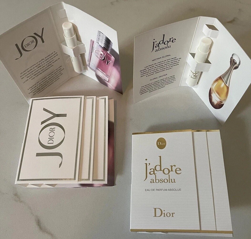 DIOR J'adore Absolu & Joy Eau de Parfum Sample Set for Women 8 Pc