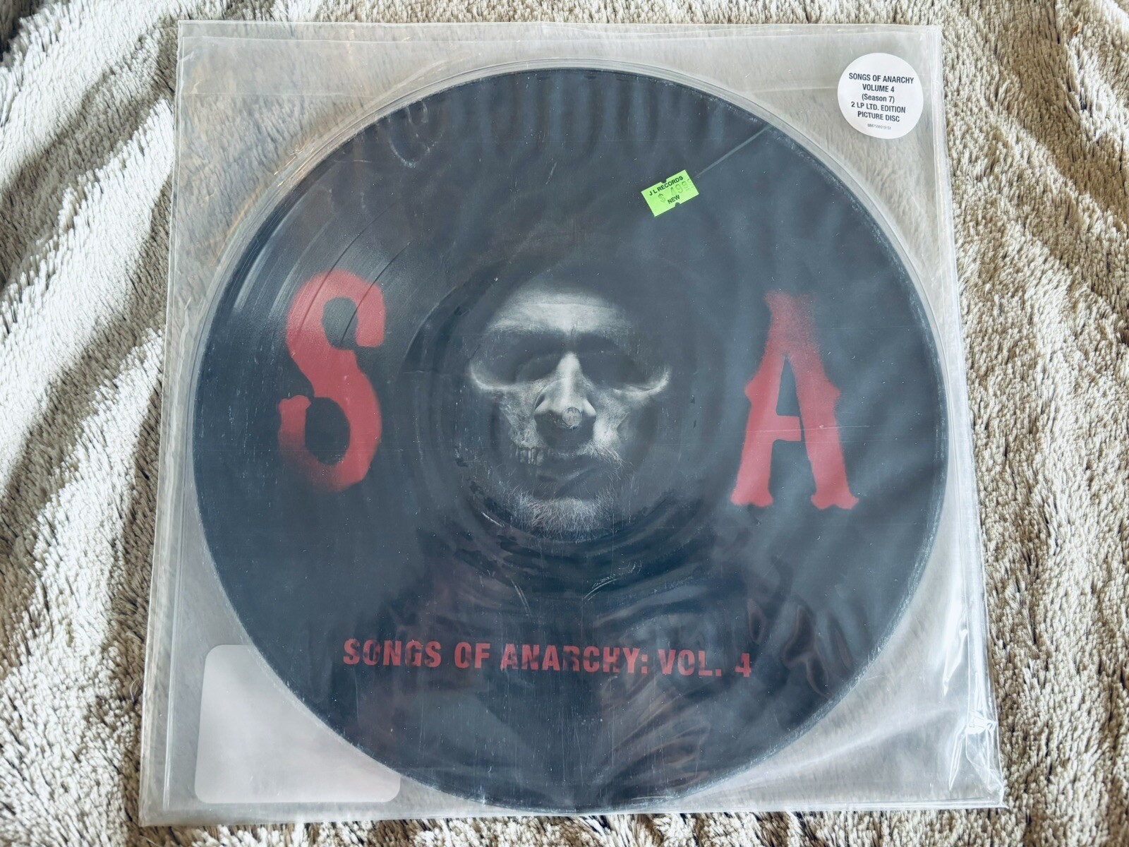 SONS OF ANARCHY Songs Of Anarchy Volume 4 Soundtrack 2 LP Picture Vinyl RSD New
