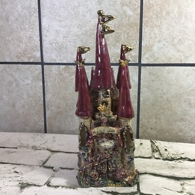 Blue Sky Clayworks Cottage Rambling Rose Castle Heather Goodminc 2000-No Base