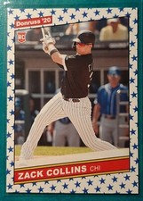 2020 DONRUSS INDEPENDENCE DAY VARIATIONS ZACK COLLINS ROOKIE #247 WHITE SOX