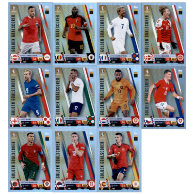 Topps Match Attax UEFA EURO 2024 Germany - Alle 11 Golden Goalscorer GG 1-11