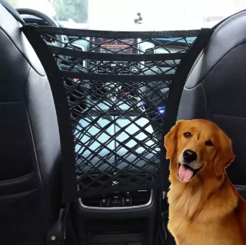 3-Layer Car Trunk Mesh Organizer – Universal Elastic Cargo Net for Seat Storage