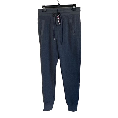 Galaxy by Harvic Womens Fleece Lined Sweats Pants Charcoal Grey Medium NWT