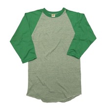 BUNDLE -VINTAGE Russell Athletic NOS 70s Green Blank Baseball Tees Size M 2-pk