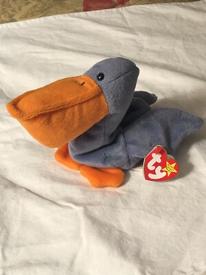 Ty Beanie Baby -RARE ''Scoop -Mint Condition Vintage DOB: 07/01/1996