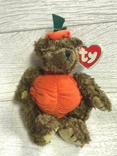 Ty Attic Treasures Collection Peter Pumpkin Bear 1993 Retired Collectible MWMT