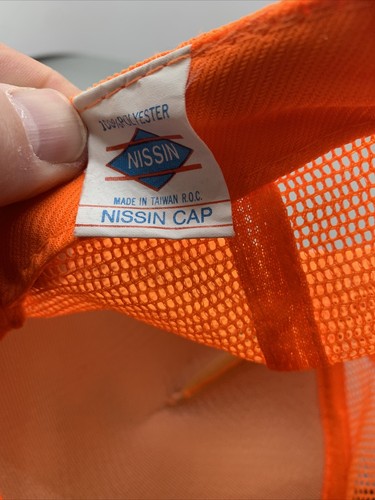 Berkley Muskies Inc - 1992 Int’l Tournament- Trucker Hat SnapBack Blaze Orange - Picture 8 of 9