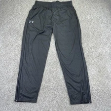 Under Armour Training Pants Mens Size XL (35x30) Heatgear Gray Drawstring