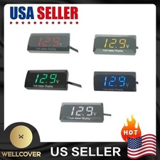 12v Digital Led Display Voltmeter Voltage Gauge Panel Meter Car Motorcycle 12v Digital Led Display Voltmeter Voltage Gauge Panel Meter Car Motorcycle