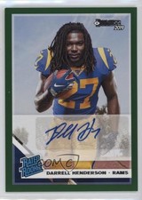 2019 Panini Donruss Rated Rookie Press Proof Green Darrell Henderson #310 09wc