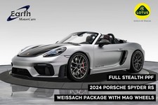 2024 Porsche 718 Spyder RS Weissach 20" Cayman GT4 RS Mag Wheels FULL PPF