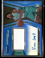 2020-21 Panini Certified #FF-CAR Vernon Carey Jr. Rookie Patch Auto RC Blue #/49