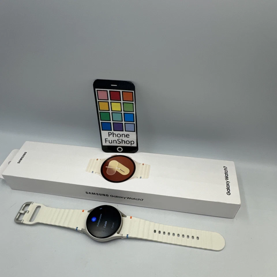 Genuine Samsung Galaxy Watch 7 40mm Cream Bluetooth WiFi, GPS, SM-L300 Pristine - Image 2 of 4