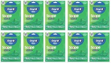 750 Oral-B Glide Complete w/ Scope Outlast Dental Floss Picks, Mint 75ct 10pks 