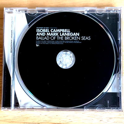 #ad #ad Isobel Campbell And Mark Lanegan Ballad Of The Broken Seas CD 2006 Promo Advance $5.00