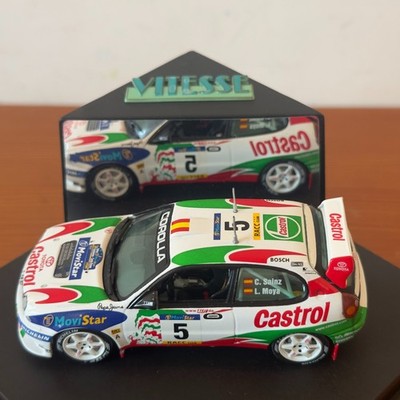 VITESSE 1:43 TOYOTA COROLLA WRC 1998 CATALUNYA RALLYE SAINZ MOYA CASTROL RALLY