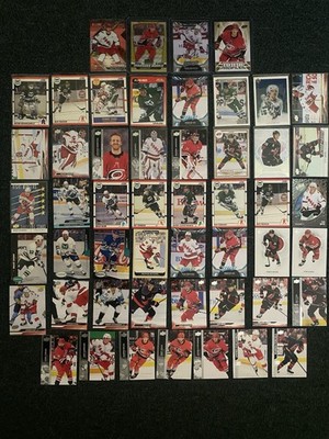 NHL Carolina Hurricanes/ Hartford Whalers 50 Card Lot. Multi Players/Years/Sets