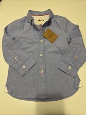 Mini Boden 3-4 Boys Button Up Shirt