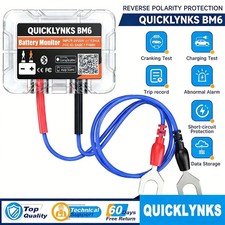 BM6=ANCEL BM200 Car Battery Monitor Bluetooth 12V Battery Load Tester for iPhone