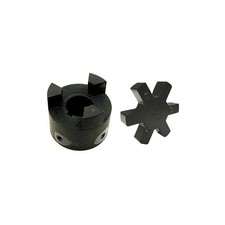 L095 Flexible L-Jaw Coupling Coupler Set with NBR Rubber Spider 1/2" to 1/2"