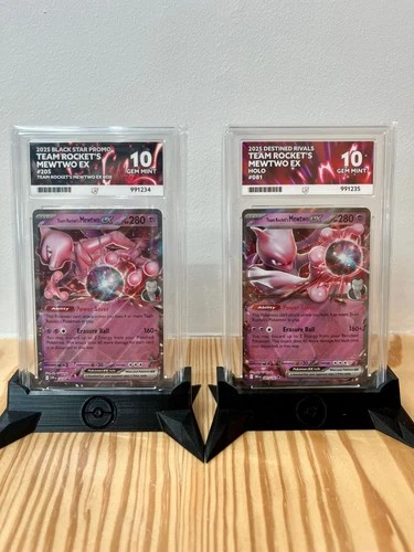 SEQUENTIAL Team Rocket's Mewtwo EX - Black Star Promo & Destined Rivals - ACE 10