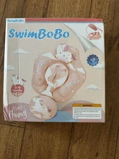 Baby Swimming Pool Floats Canopy Inflatable Infant Pool Float UPF 50+UV Summer 