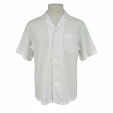 Daniel Cremieux Men's Size LARGE White Short Sleeve Camp Shirt Casual