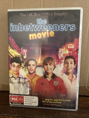The Inbetweeners Movie DVD R4 LIKE NEW FREE POST 
