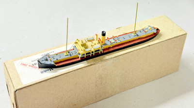 Albatros RG 37 Tankschiff Schiff Modell Metall 1:1250