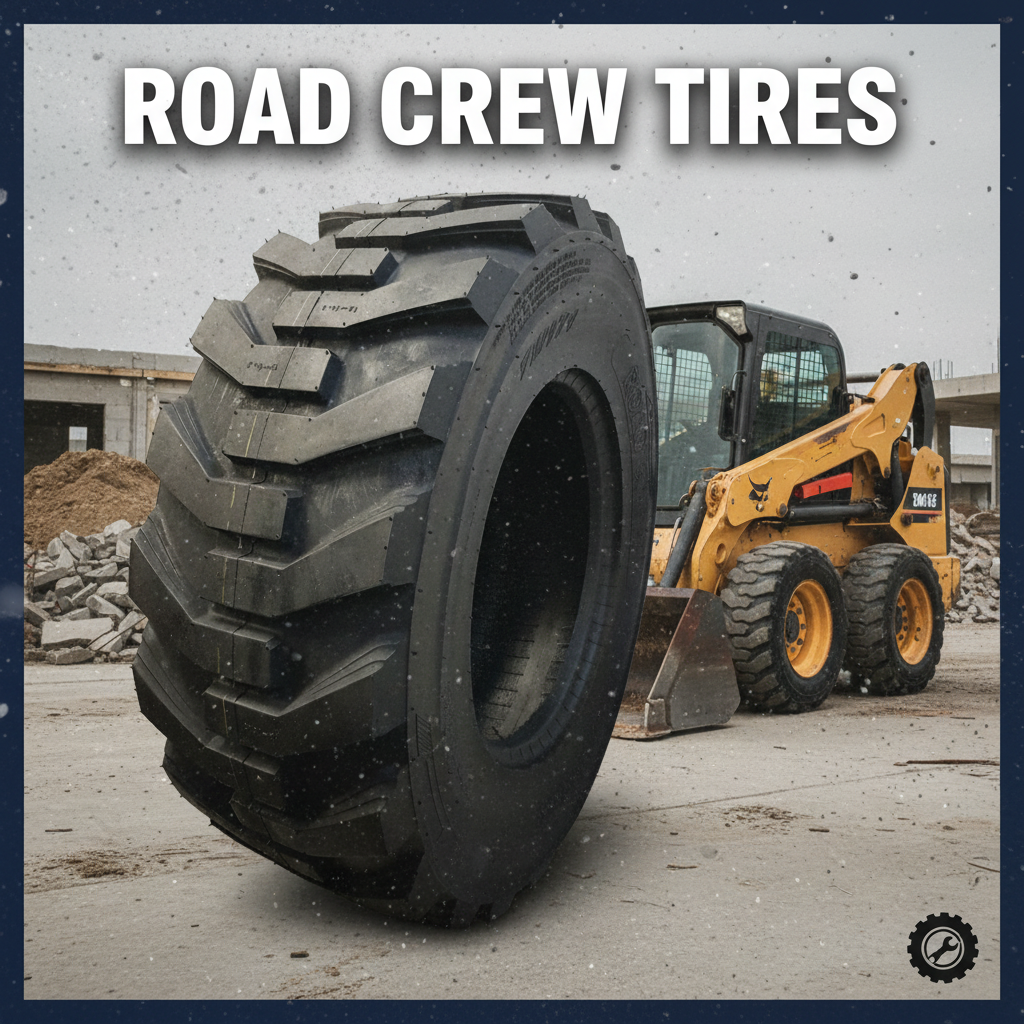 KURI　アスガルド12.6 12-16.5, 12x16.5 ROAD CREW NHS TW171, 14 PLY SKID STEER TIRES FOR