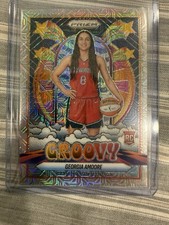 Georgia Amoore MOJO /25 2025 Panini Prizm WNBA RC Rookie Groovy Insert Mystics