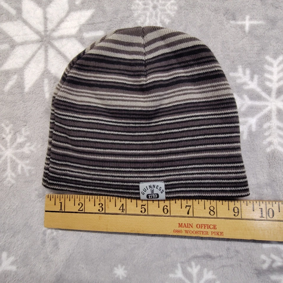 De colección Guinness Beer Beanie Calavera Sombrero Invierno Rayas Gorra Bio-domos Foto 3 de 4