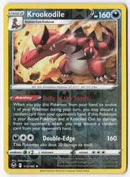 Krookodile 113/195 Reverse Holo Silver Tempest