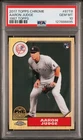 2017 Topps Chrome Aaron Judge #87T8 1987 Topps Rookie Card PSA 10 GEM MINT