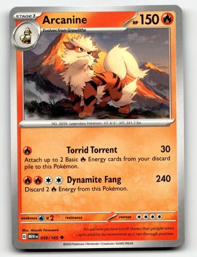 Arcanine Growlithe Pokémon Cards! Holo/Reverse holo EX V Rare Choose Your Card!